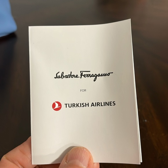 Salvatore Ferragamo blue leather zip around cosmetics bag - Picture 10 of 10